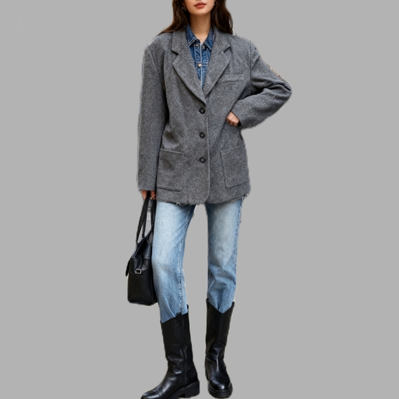 Eddie Bauer Jackets & Blazers - Vintage Eddie Bauer Charcoal Blazer